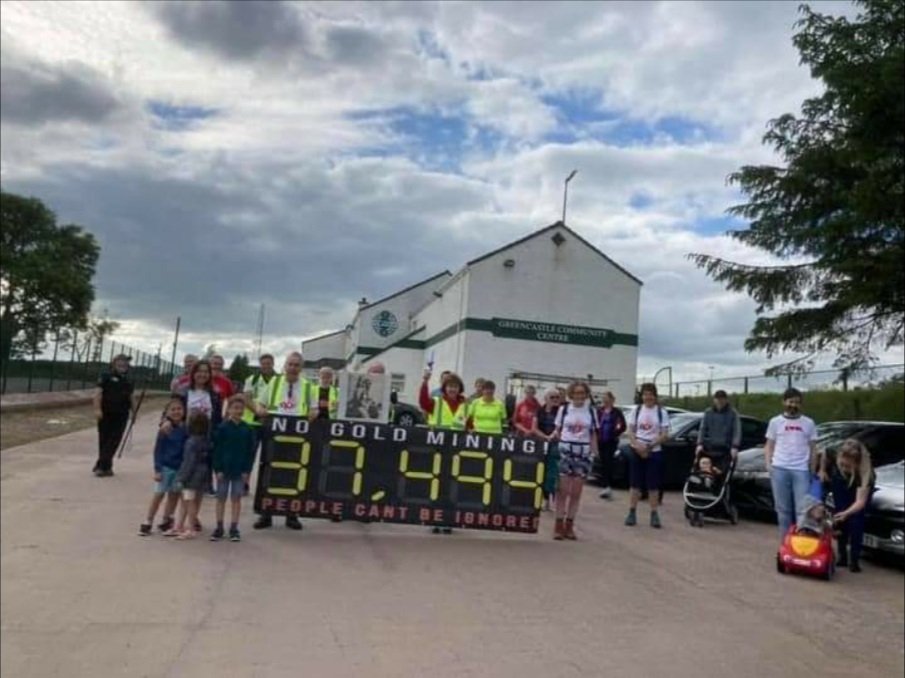 McAleer_1's tweet photo. Fair play to all the local, national &amp; international protectors who joined Stage 1 of the @LoveTyrone4 #WalkToStormont
Ádh mór/safe travels to all walking from Straw-Toome today!
If you see them passing through Draperstown, Desertmartin or Magherafelt give them a roar of support! https://t.co/LpIU2FAuDp