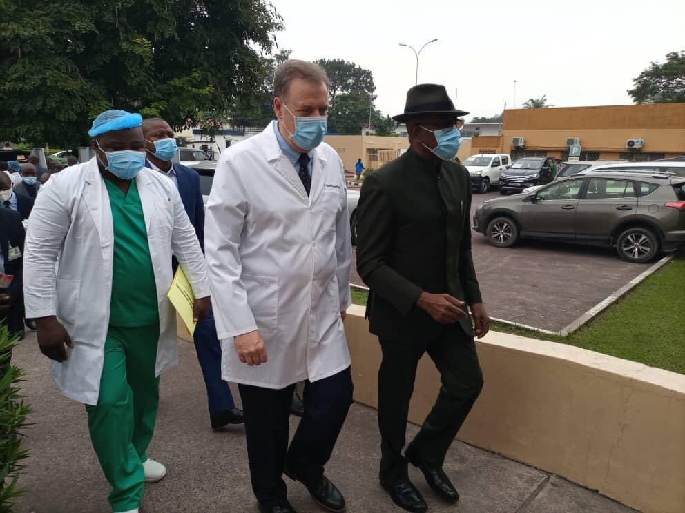 🇨🇬 Ce 17 juin 2021 , le ministre de la Santé et de la Population, Gilbert Mokoki a effectué une visite de tous les services du CHU de Brazzaville 

S: MSP