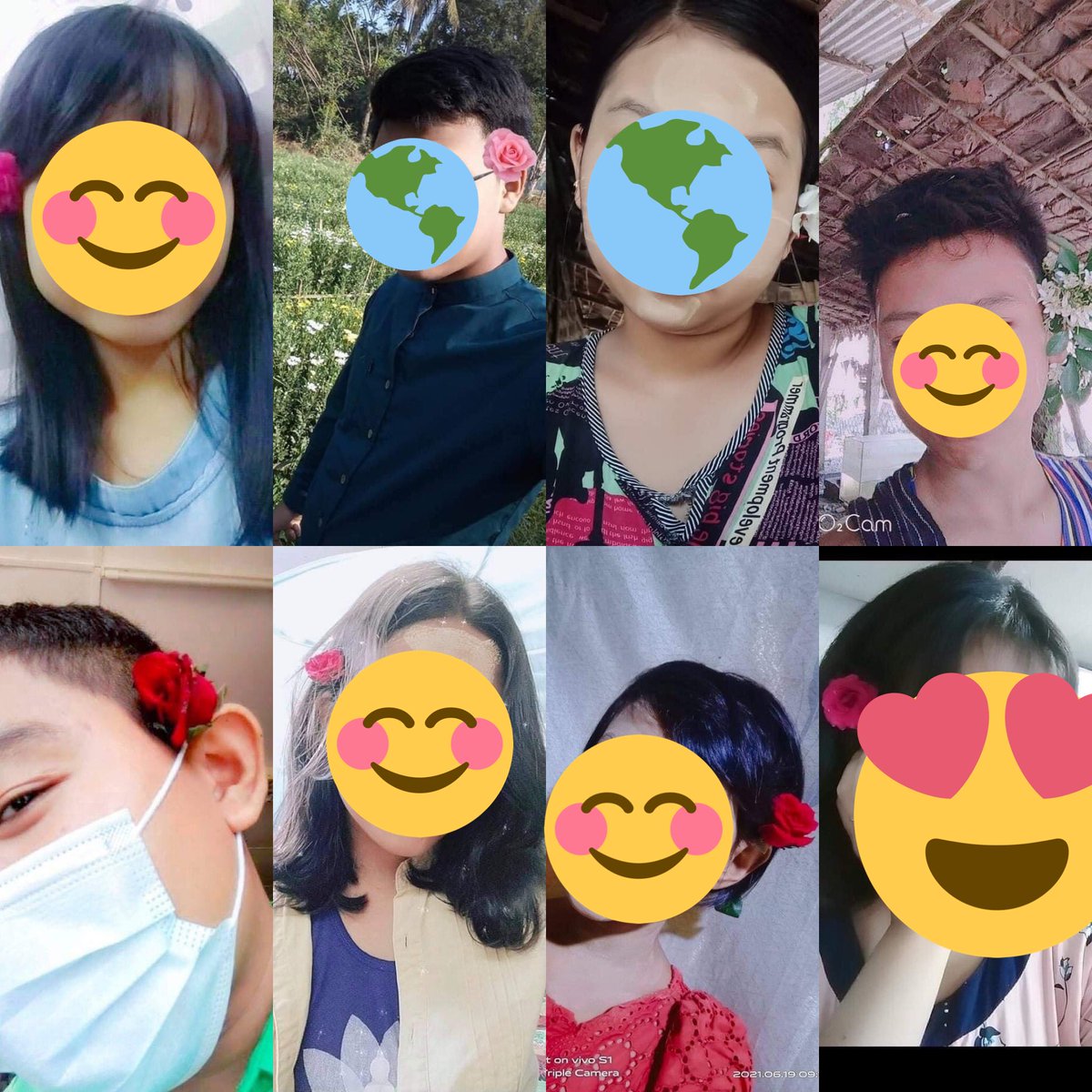SpringBago's tweet photo. Bago 
(Part-2 Domestic #76FlowerStrike ) 

FREEDOM FROM FEAR 
#WhatsHappeningInMyanmar
#June19Coup https://t.co/D6PzKSiuWl