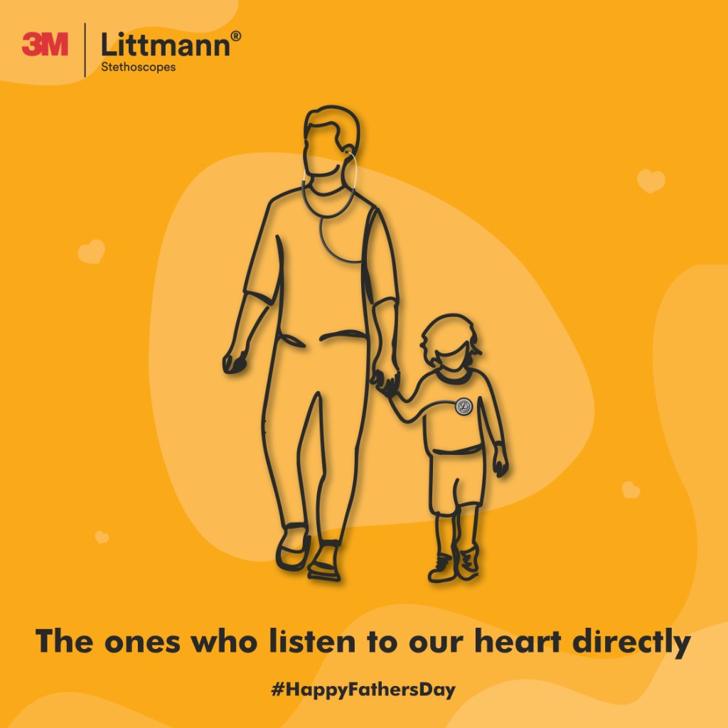 3MLittmannIndia's tweet photo. Patience, dedication, commitment and compassion. The same qualities that make a great Health Care Professional also make a great Dad.
Happy #FathersDay to all Father figures.💙

#littmannIndia #physicianassistant  #Cardiology #IndiaDoctors #DoctorsIndia

https://t.co/aTHQmoVUiY https://t.co/rNeQ29Jq4M