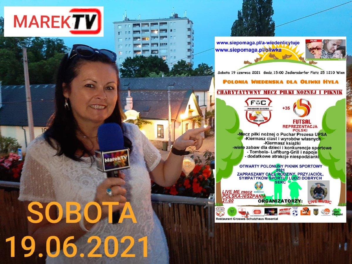 MarekTV's tweet photo. Już dzisiaj o godz. 15:00 widzimy się na Jedlersdorfer Platz 25 A-1210 Wien.
❤🤝💕
Oliwka Hyla potrzebuje naszej pomocy, wspólnie możemy dokonać tego co jeszcze parę miesięcy temu było wręcz niemożliwe!!! https://t.co/ibLH9iCX67