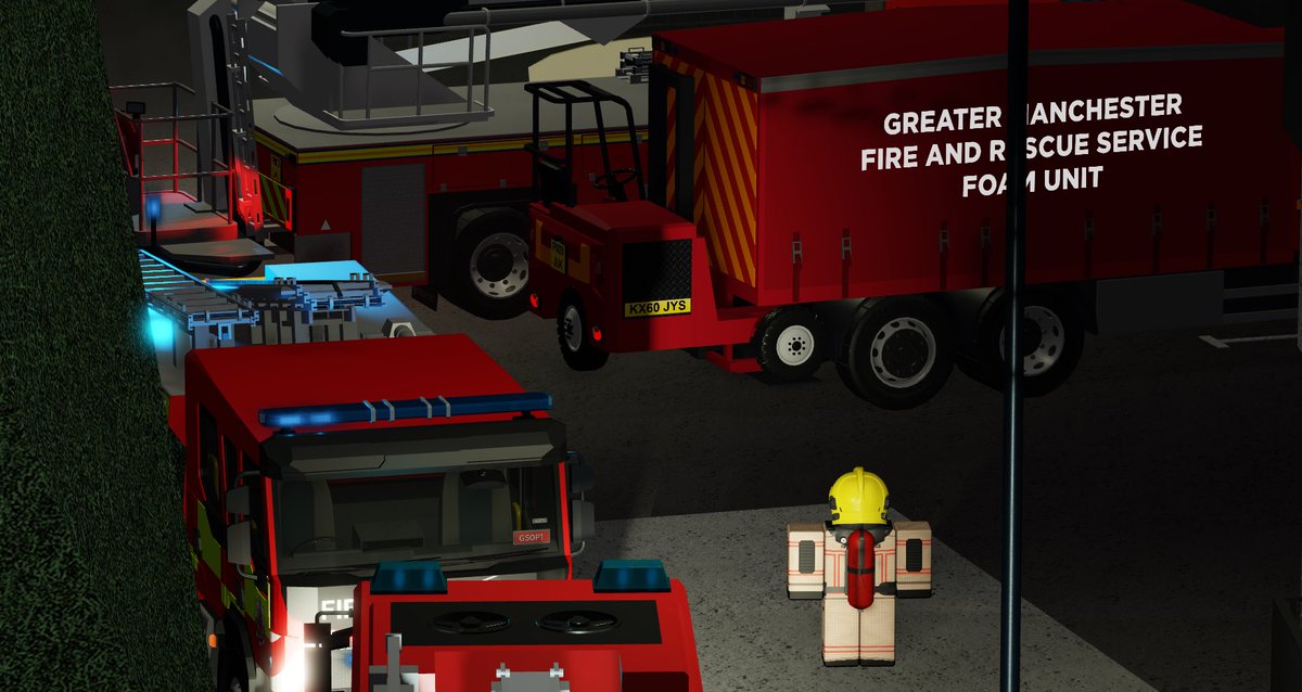 ROBLOX_GMFRS's tweet photo. Last night, crews from across Greater Manchester attended a large fire contained to a block of flats in Little Lever, Bolton. 

Greater Manchester Police re opened the road this morning at 05:00am 

*Fictional Incident* https://t.co/zoC6Ds5nWc