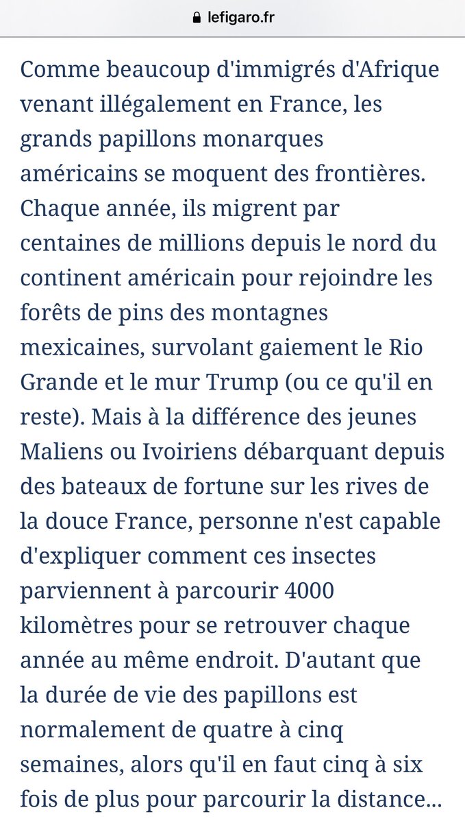 lnaberkaoui's tweet photo. Dans la lettre hebdo du Figaro magazine, Jean-Christophe Buisson compare sans ciller les immigrés africains à des insectes. https://t.co/wSdhpYjlKq