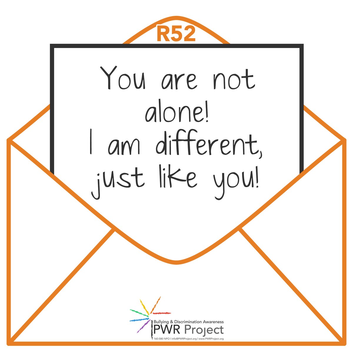 PWRProject's tweet photo. #HopeInAnEnvelope https://t.co/GvuQaCsozj