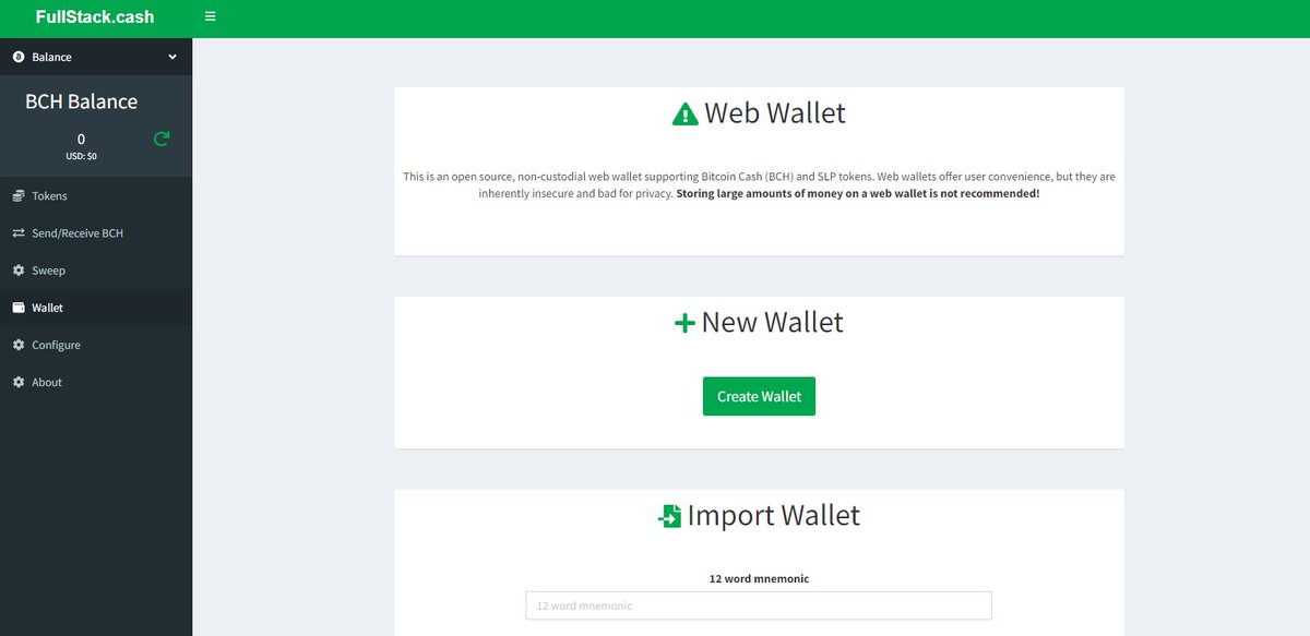 Documenting Bitcoin Cash 📄 (@documentingbch) on Twitter photo wallet.fullstack.cash from <a href="/FullStackCash/">FullStack.cash</a> is a web wallet which allows you to custody #BitcoinCash #BCH without requiring a download. wallet.fullstack.cash from <a href="/FullStackCash/">FullStack.cash</a> is a web wallet which allows you to custody #BitcoinCash #BCH without requiring a download.