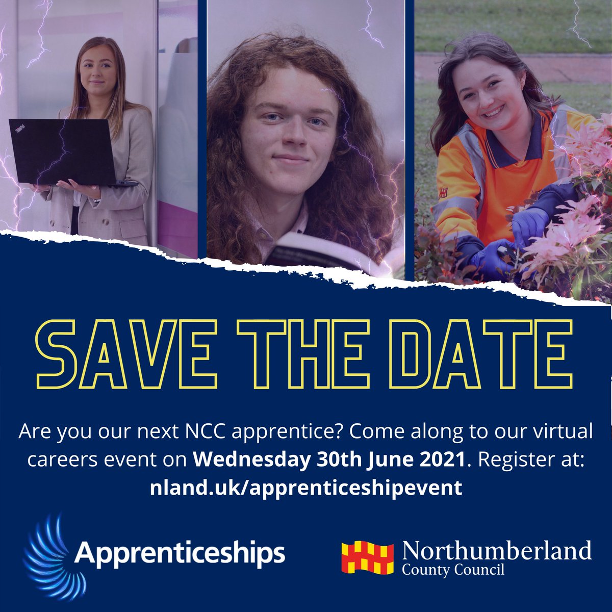 We're holding an online #Apprenticeship event 💻

Our team will be on hand to answer your questions and give you the chance to hear from current and past apprentices to see if an apprenticeship is the right route for you #NoWrongPath

Register here 👉 👉 nland.uk/apprenticeship…