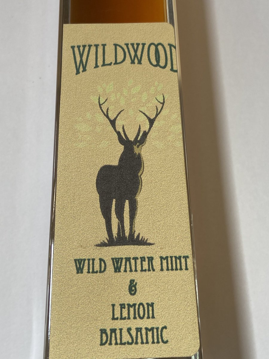 New flavour for your summer salads from wildwood vinegars, wild water mint and lemon balsamic ☘️☘️