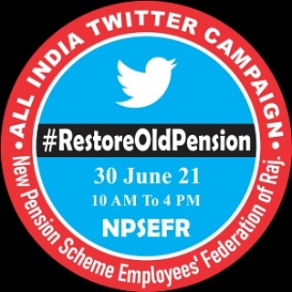 People get accustomed to the established order of things and tremble at the idea of change. Itis this lethargic spirit that needs be replaced by the revolutionary spirit 
#BhagatSingh
🇮🇳 30 June 21
10 AM To 4 PM
All India Twitter Campaign
#RestoreOldPension 🌱  
Click👉 <a href="/NPSEFR/">NPSEFR®</a>🏃‍♂️