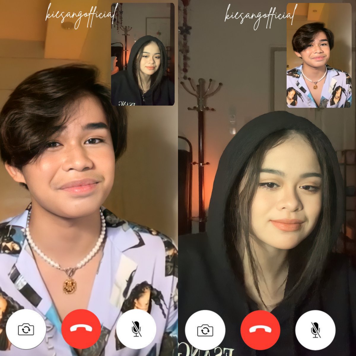 kiesangofficial's tweet photo. It's been a while since we post updates about this two cuties! So yea heres a edited photo of them while "Video Calling". We hope that you all are safe and healthy! Have a great day, loves!💙🤍

 @esangdetorres

#KieSangLoves #KieSang #MackieEmpuerto #EsangDeTorres #MackiesLeague https://t.co/eXH2Ob9NRP