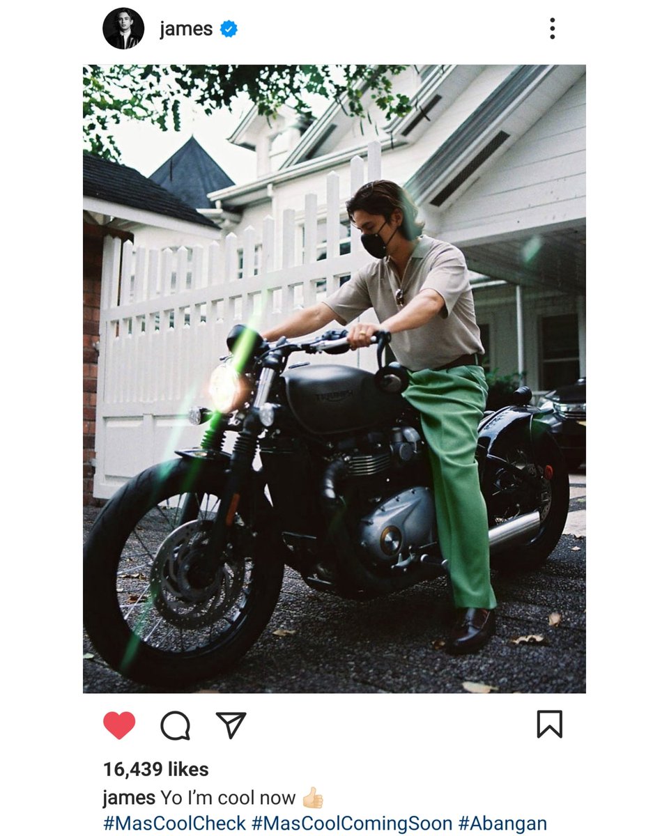 sph_svt's tweet photo. James' IG update 🤍

Yo I’m cool now 👍🏻
#MasCoolCheck #MasCoolComingSoon #Abangan https://t.co/rYAg3VwuyL