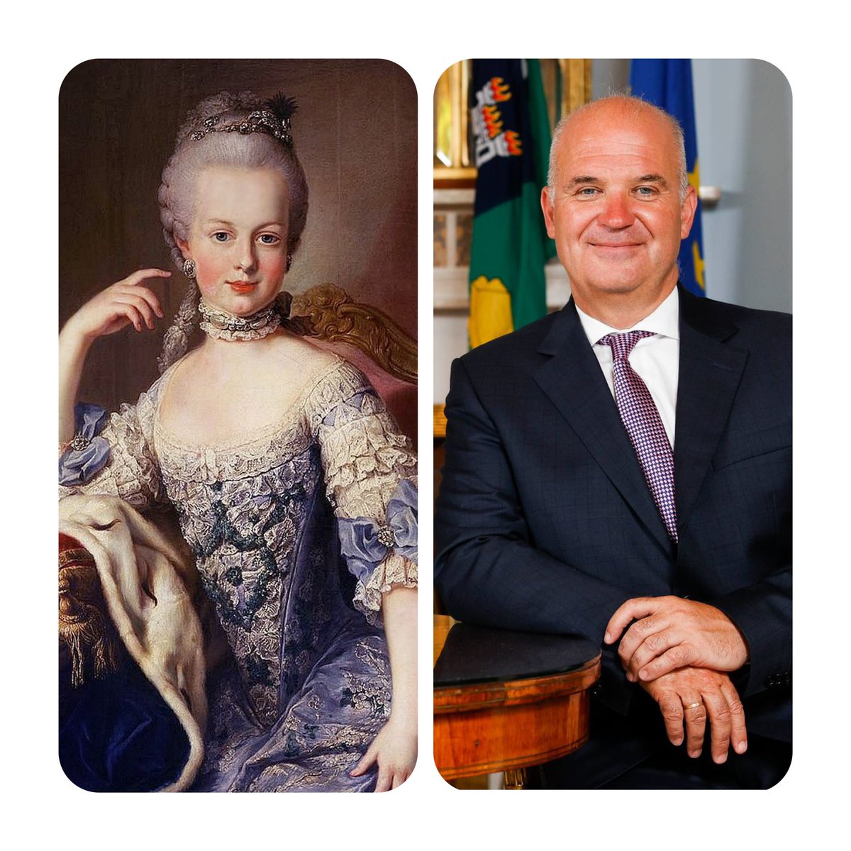 DrJohnCurran's tweet photo. Marie Antoinette 1789: “let them eat cake”

@CMOIreland 2021: “there are plenty of good holiday opportunities in this country”
 
#Antigen #TestToStayOpen #NoMoreLockdown 

@DonnellyStephen what’s your contingency plan for winter 21/22? https://t.co/mUn04YIz3J