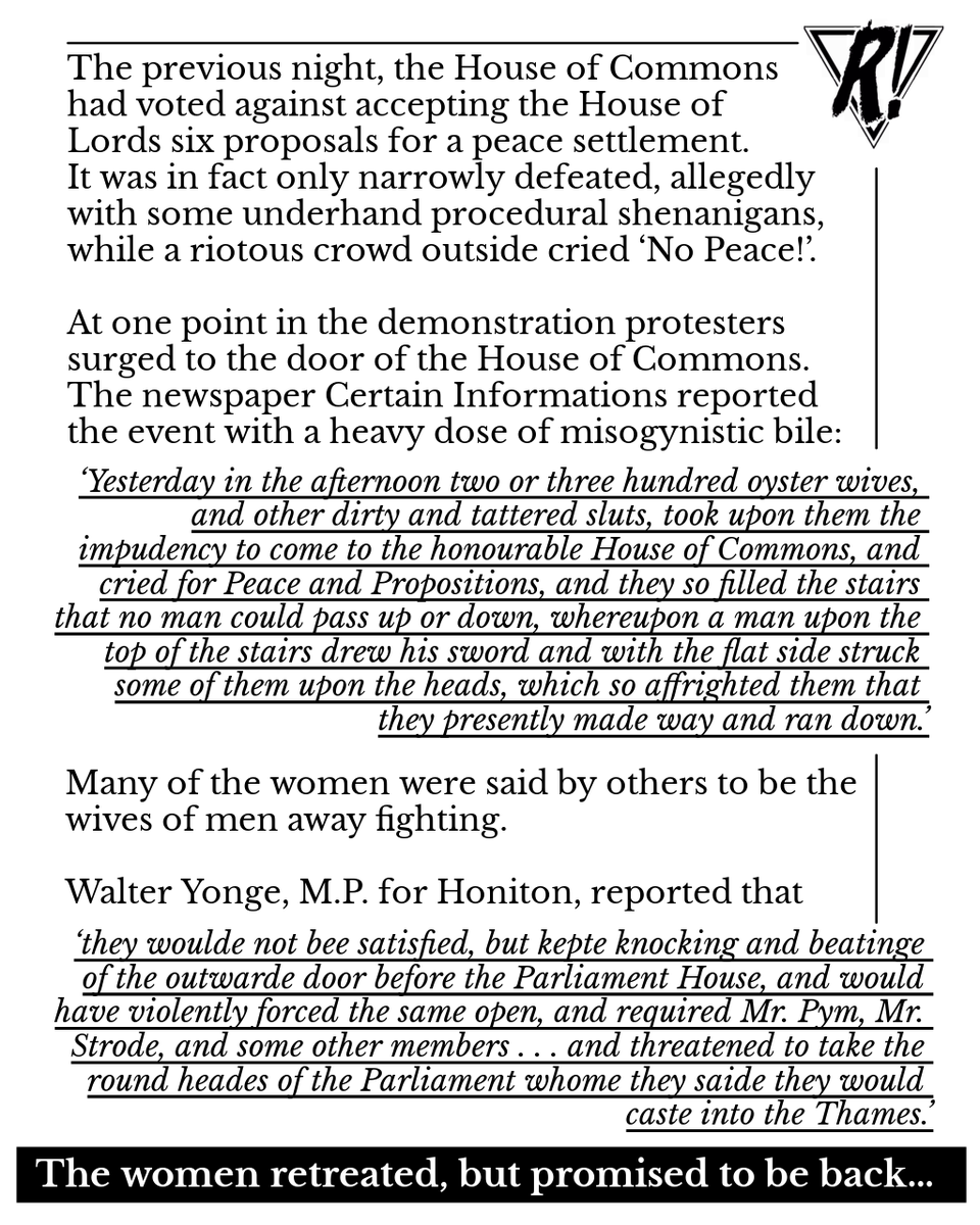 resist_zine's tweet photo. Revolting Women - 1643 Protests Against the English Civil War [1/4]

#history #england #uk #protests #protest #zine #protesthistory #revoltingwomen #revolution #acab #wencenslausholler #civilwar #womenshistory #feminism #feminist #feministhistory #fightthepower #lithography https://t.co/AGNhXM0KXV