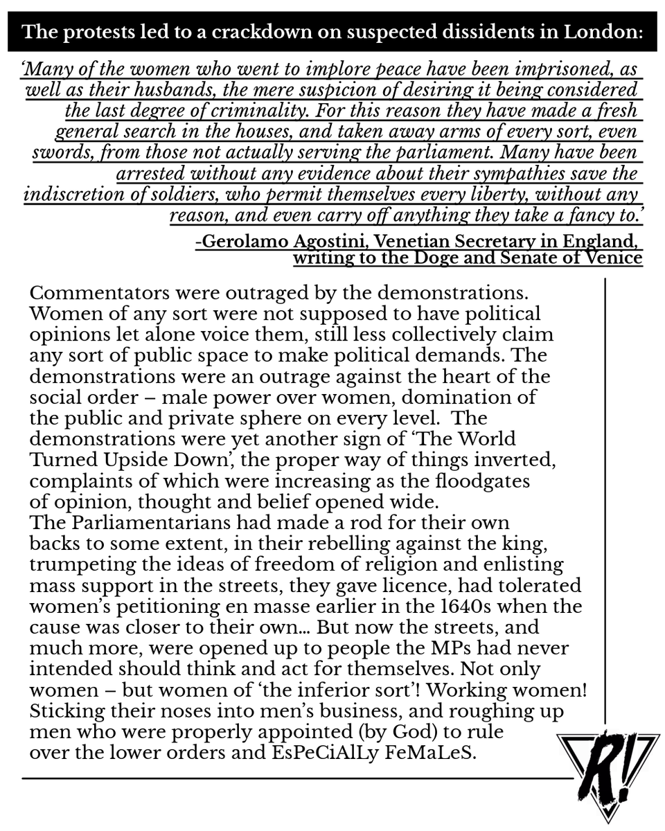 resist_zine's tweet photo. Revolting Women - 1643 Protests Against the English Civil War [3/4] https://t.co/CmfuC9Rncp