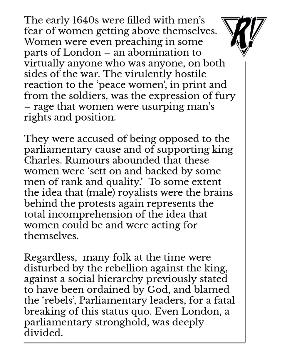 resist_zine's tweet photo. Revolting Women - 1643 Protests Against the English Civil War [4/4] https://t.co/FWCZSxUXam
