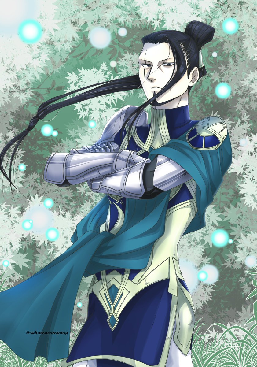 「[第61位] 2票ヒナ・アウマクア (TK)フヨウ (V)ブラック フランツ (」|幻水総選挙2023のイラスト