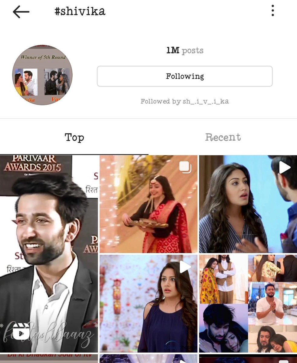 #shivika reaches 1M  on IG..M

HAPPY SOULS.

CAN WE HAVE THEM @NakuulMehta @SurbhiChandna both on Screen Again...!!!

#ishqbaaz2.0