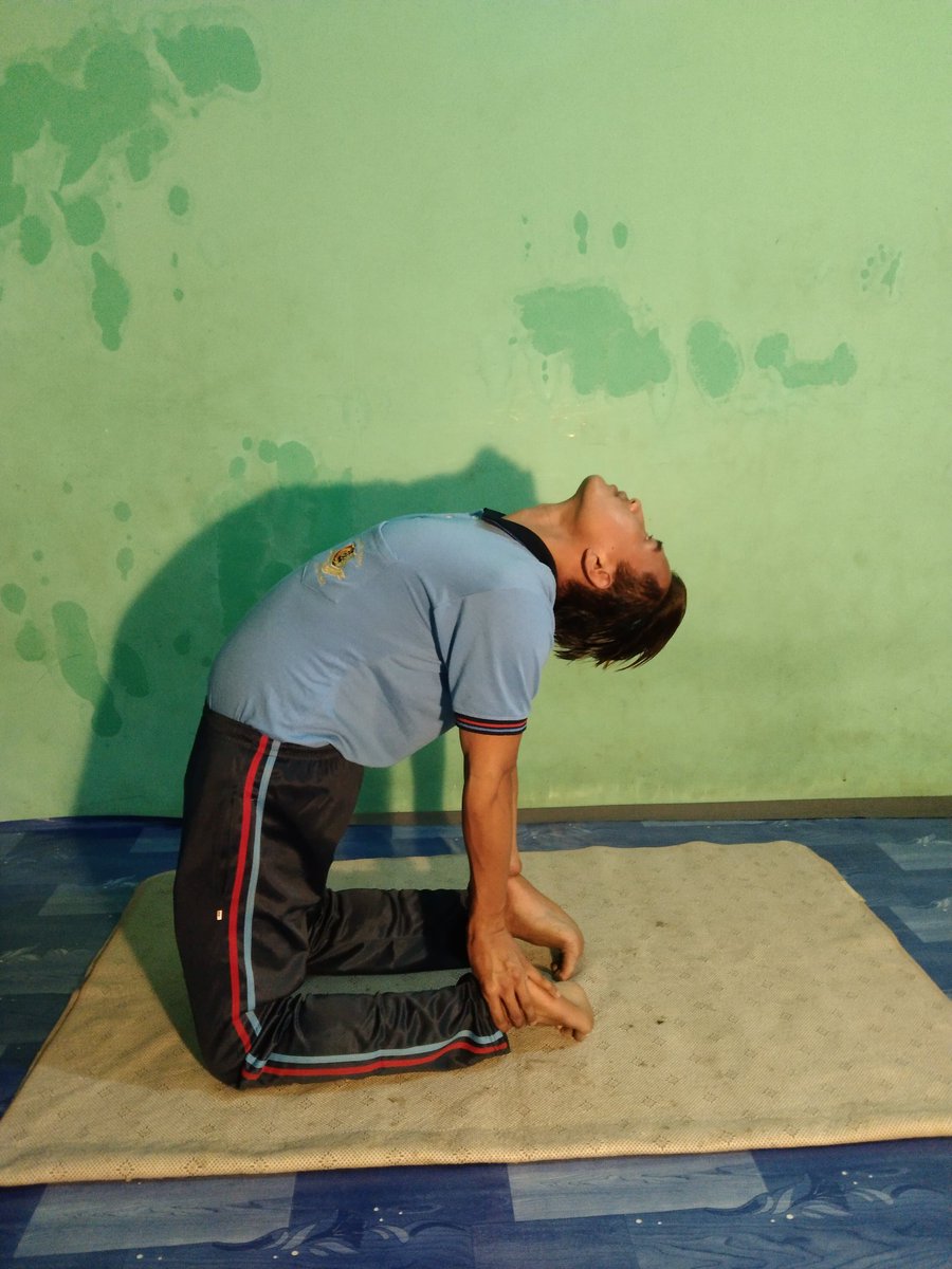 Namdei4's tweet photo. #BeWithYogaBeAtHome 
#IDY2021
#MinistryofAyush
I am Cadet H. Namdeiba from 14(M) BN NCC, imphal Gp, NER Dte. 
To stay fit and healthy &amp; keep practicing Yoga daily! 
@14_ncc 
@nccner 
@HQ_DG_NCC 
@KangjambaK
@CatherineTouth2 https://t.co/Vnw1U3cMJg
