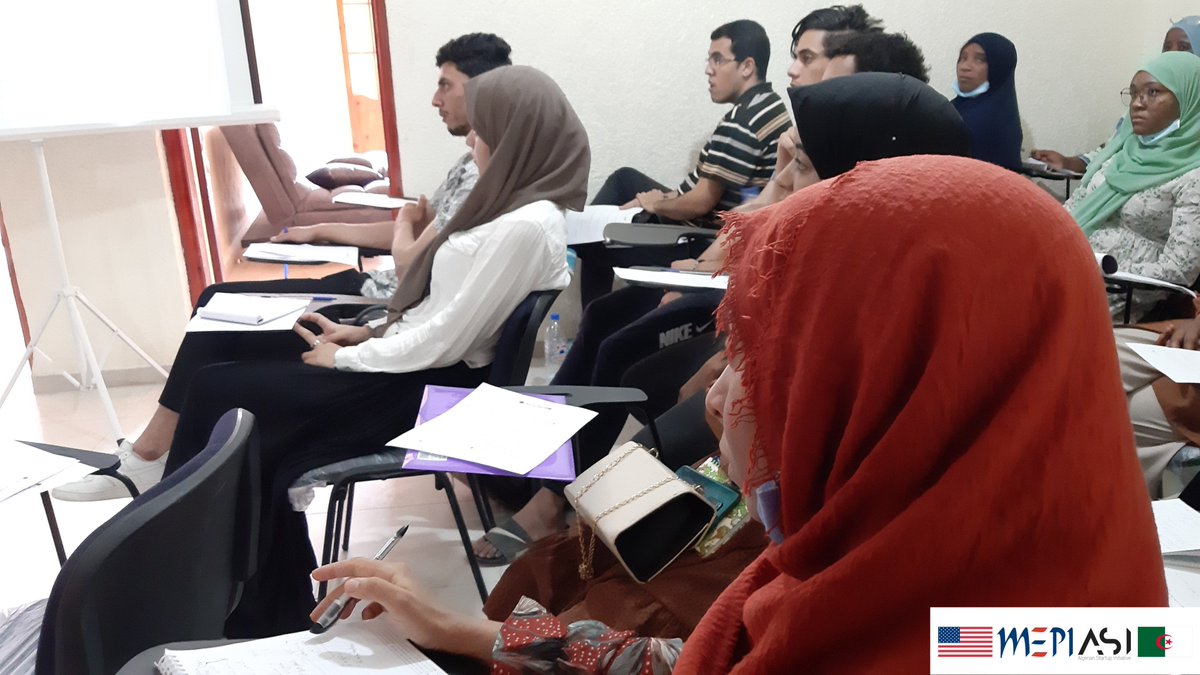DjazairUP's tweet photo. As part of the #DjazairUP program, market research and human resources training sessions were organized on June 12th and 15th, 2021 for the benefit of project leaders and were provided by Mr. Nadir Zehana &amp; Mrs. Rima Kadi.
@USMEPI #ASI https://t.co/lancxmXcIj