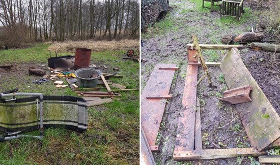 UITWIJK - Onbekenden richtten onlangs vernielingen aan op natuurterrein 'De Poort', langs de Alm. Er werd ook brand gesticht in 'het keetje'. De schade bedraagt 7.000 euro. De vrijwilligers zijn niet verzekerd. Er is aangifte gedaan.

altena.net/nieuws/brand-e…