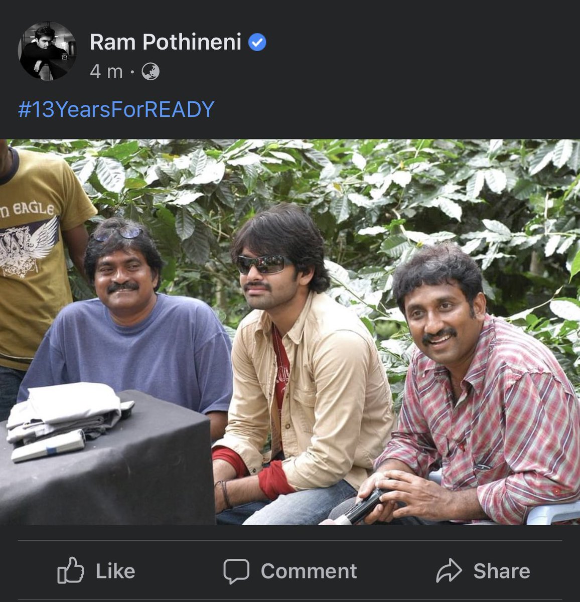 MShivaReddyMLA's tweet photo. #13YearsForREADY 

Ustaad @ramsayz ‘s Facebook Post 👉🏻 https://t.co/btr0eopAIw

#RAmPOthineni https://t.co/I1CU2f4xIi