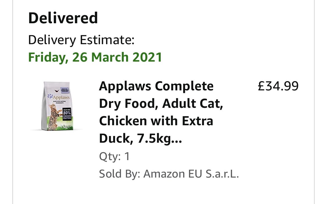 emsieangus's tweet image. HELP NEEDED RE: 7.5kg APPLAWS PURCHASED VIA AMAZON IN MARCH 
Does anyone still have packaging for products purchased from Amazon at a this time?
My cats finished the pack on Wednesday &amp;amp; my bins were collected yesterday!! 
@amazon couldn’t help.
#catfoodrecall @Applawspetfood