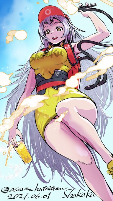 最近は飲みたくて仕方ないから
ビール持ってる艦娘ばっかり描いてます!

#社会人絵師活動応援フェス 