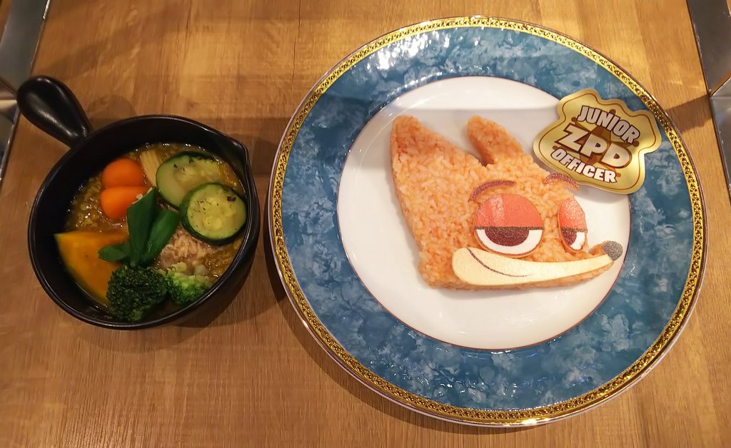 ニックのカレーとお一人様にんじんドリア アイスキャンディーのドリンクと氷漬けドリ かなた ニクジュディ本再販のイラスト