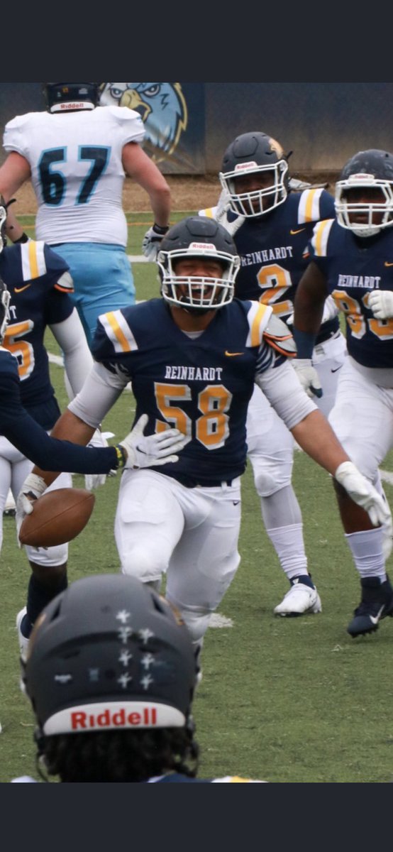After a great camp and talk with @CoachOCEagles I’m blessed to receive an offer from Reinhardt University‼️💪🏾🏈  <a href="/CoachJones_25/">Fred Jones</a> <a href="/coachfedd/">Clifford Fedd</a> <a href="/coachameza/">Arturo Meza Jr.</a>