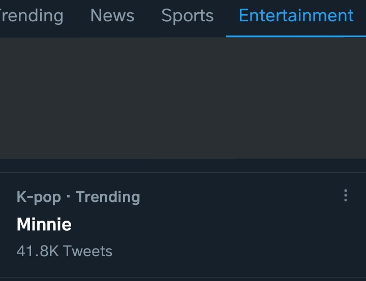 GIDLE_Social's tweet photo. 📲🌐 [#IMTHETREND] 

MINNIE is currently trending on the Worldwide Entertainment Trends Page!

@G_I_DLE #GIDLE #여자아이들 #민니 #米妮 #ミンニ #SoNotWorthIt https://t.co/DmpyD8Zj2N