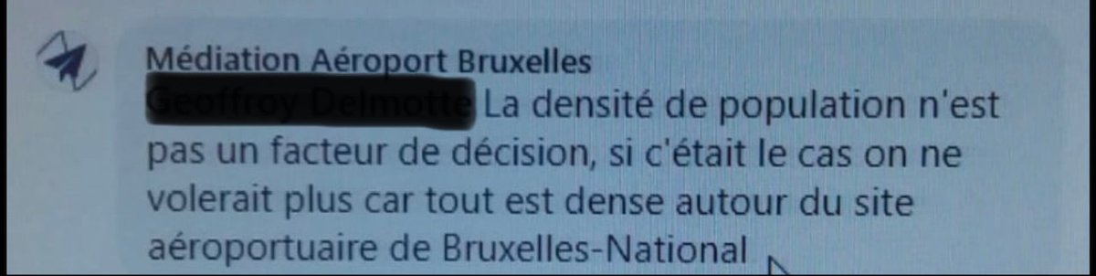 FreeAir_SE's tweet photo. Non M. Touwaide, le critère de densité de population DOIT être un critère dans le choix des routes aériennes
#brusselsairport #noiseeu #environnement #brussel #bruxelles #Brussels 
@GeorgesGilkinet @BenoitHellings @catmoureaux @Sadik_KOKSAL @BiancaDebaets https://t.co/QjF7of4ltZ