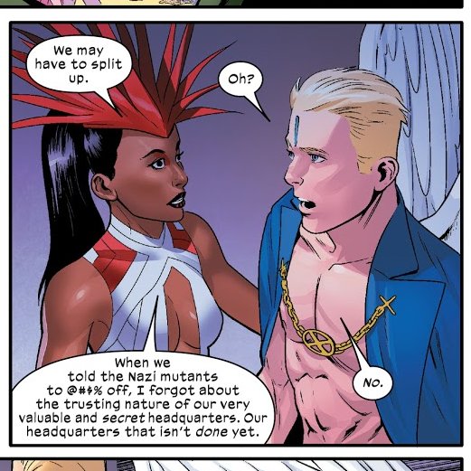 || Did I miss something? Do Monet and Warren not know who is on the council?  It's baffling they'd choose to draw the line at Fenris while 'Nosferatu' has been sitting beside a survivor for months now.