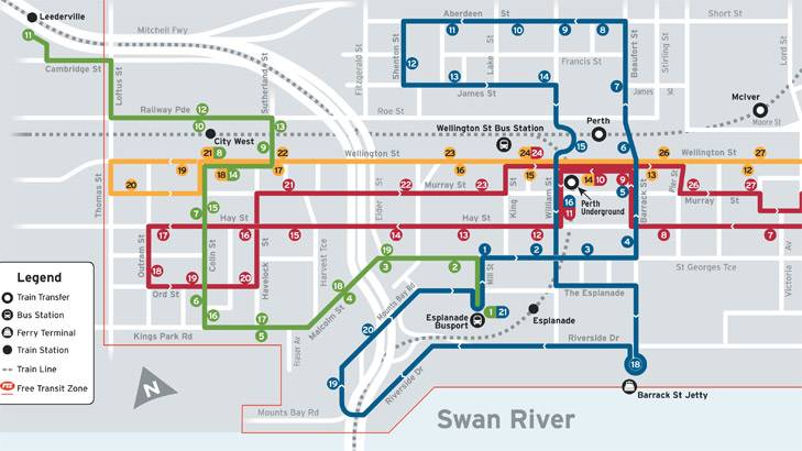 Red Cat Route Map 💧💧 Ian Ker On Twitter: "@Bikewalkperth And Anything You Could See From  The Cable Car You Can See At Your Leisure From Kings Park Itself - With  Free Public Transport (Free Transit