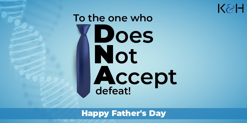 h_personalized's tweet photo. Wishing the genes of strength, hope, and motivation a very Happy Father's Day.
#HappyFathersDay #strength #hope #motivation #Genes #GeneTesting #PersonalizedHealth #Health #PersonalizedMedication #Genomics https://t.co/EazFh19lBI