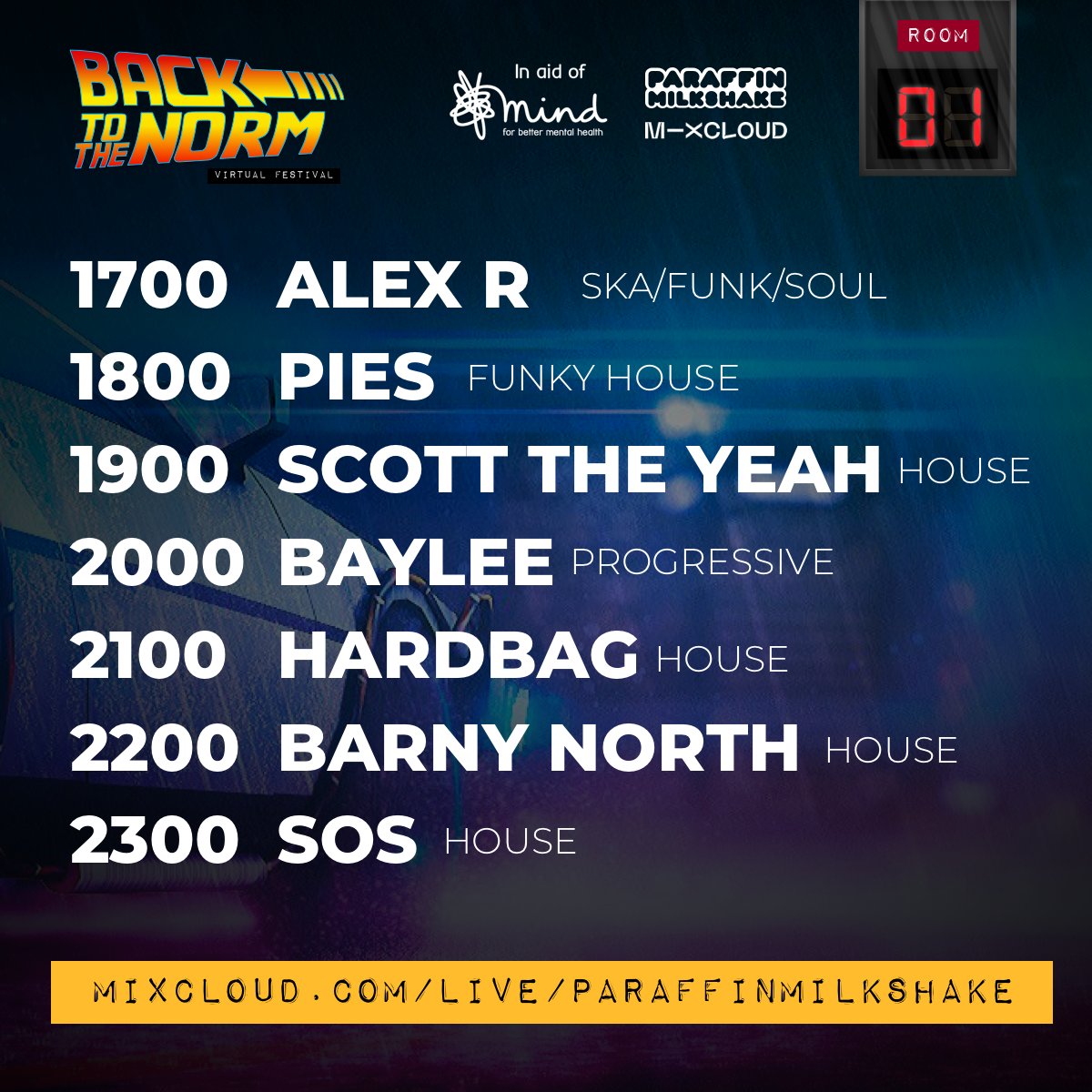 ParaffinMilk's tweet photo. It is here our end-of-season party - Back To The Norm! 

Room 1 - House
https://t.co/GXjMI1W33r ⁠

Room 2 - Trance / Techno
https://t.co/Aniq2cpVo5 ⁠

Room 3 - Tech House
https://t.co/6b4BsPin3l ⁠

Room 4 - Garage / Rave
https://t.co/JDBH1Os8Q1 ⁠

⁠

⁠ https://t.co/Y5ElbuWxUu