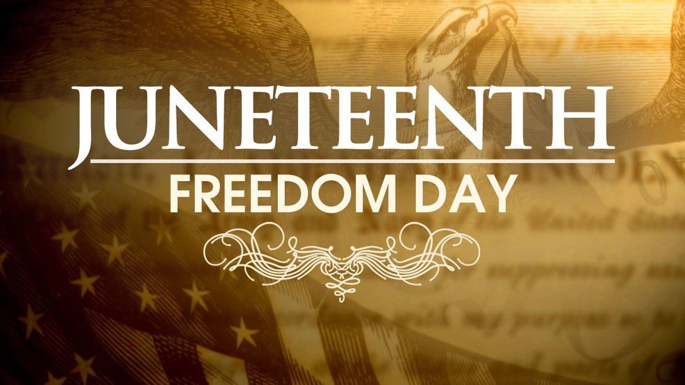 IUOE542's tweet photo. Local 542 wishes you and your family a Happy Juneteenth #freedomday #juneteeth #emancipation #freedom https://t.co/ODioXdZf4A