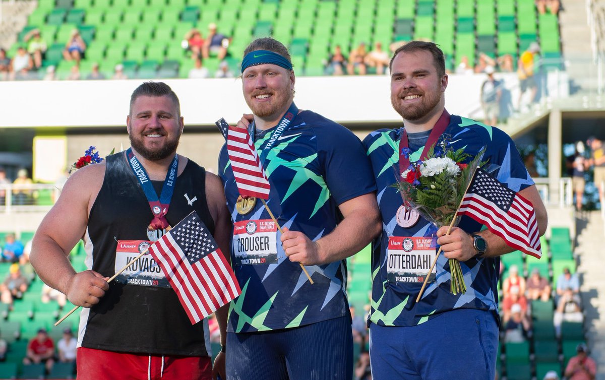 The world record holder &amp; reigning Olympic champion, the reigning world champion, and our Bison. 

Payton Otterdahl is a member of the <a href="/TeamUSA/">Team USA</a> shot put squad — one of the best ever assembled.