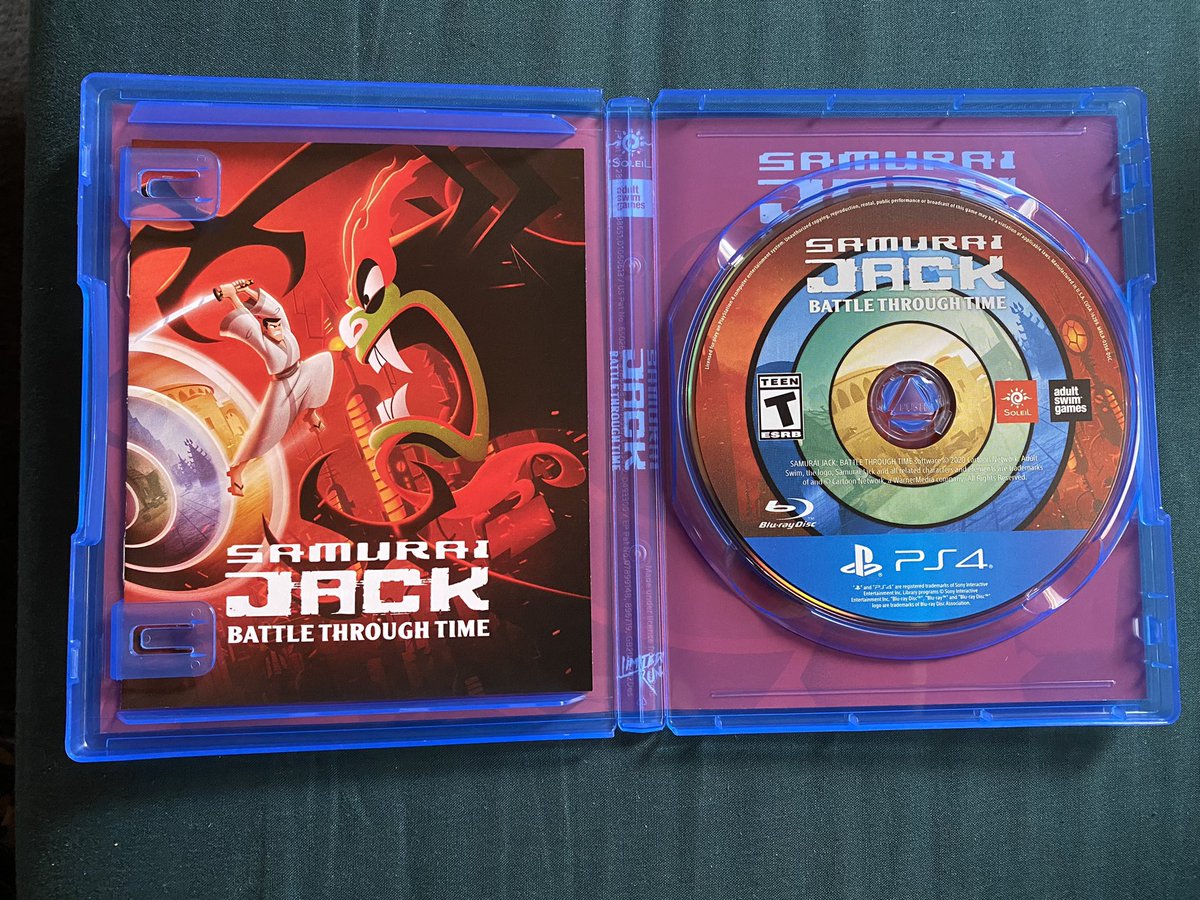 Azard3's tweet photo. Finally showed up! Ordered this back in August of Last year! #SamuraiJack #LimitedRunGames #BattleThroughTime
Thank you @LimitedRunGames !!! https://t.co/EBfsipJ8T4
