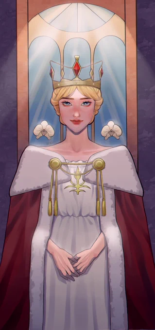 CW // AOT SPOILER
disclaimer: not for actual tarot reading purposes.

AoT Tarot Art Collab
Historia - The Empress

DO NOT USE/REPOST/REPRODUCE AT ALL
#artistofindonesia #attackontitan https://t.co/eMlYAZLvVH 