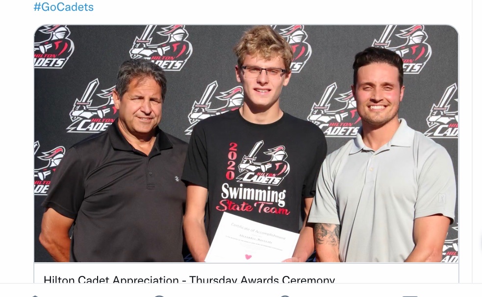 morrea123's tweet photo. Thank you @HiltonCadets for an Awesome Cadet Night! Thank you to @HiltonCadets @Casey_Kosiorek @HiltonCSD @HiltonSwimDive @hastseals @DrJeffreyMGreen for all you do! #GoHilton https://t.co/lUcjVX6BgL