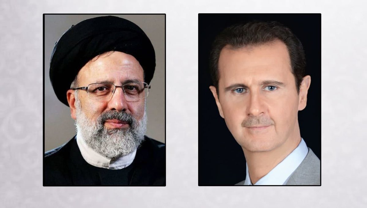 الرئيس الأسد يهنئ الرئيس الإيــراني المنتخب إبراهيم رئيسي دمشق سانا