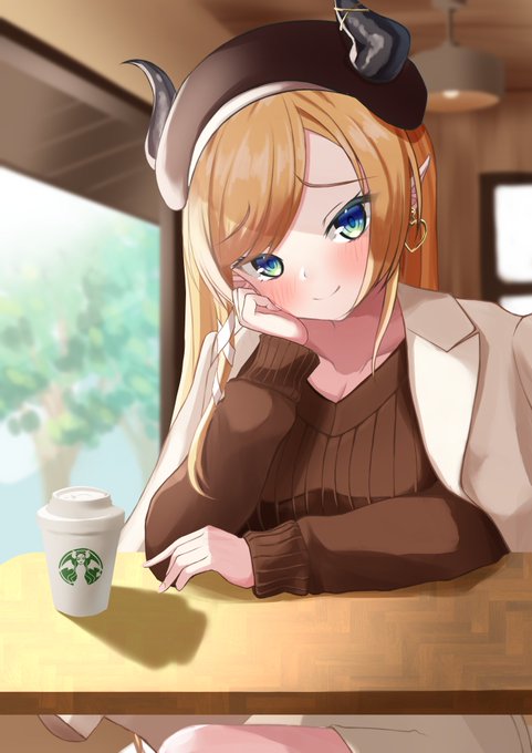 「女の子 カフェ」のTwitter画像/イラスト(新着)｜3ページ目