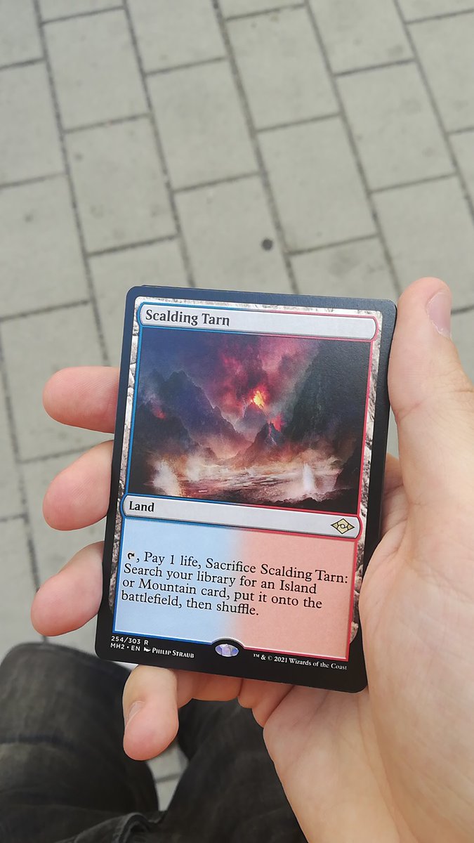 Yo: necesito una Scalding, pero bueno, voy a comprarme un sobre tontorrón.

El sobre: