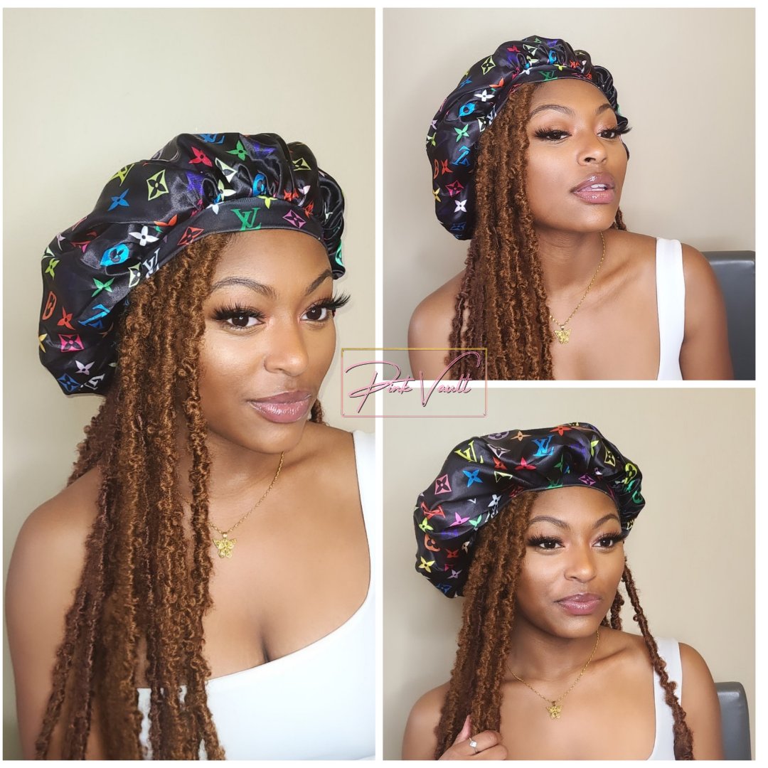 PinkVault's tweet photo. @Burnt_Plantano Yess! Lol Shop Black Owned Accessories &amp; Designer bonnets, Durags &amp; More! https://t.co/o0pNVv5cJW https://t.co/NvvZbM64Uc