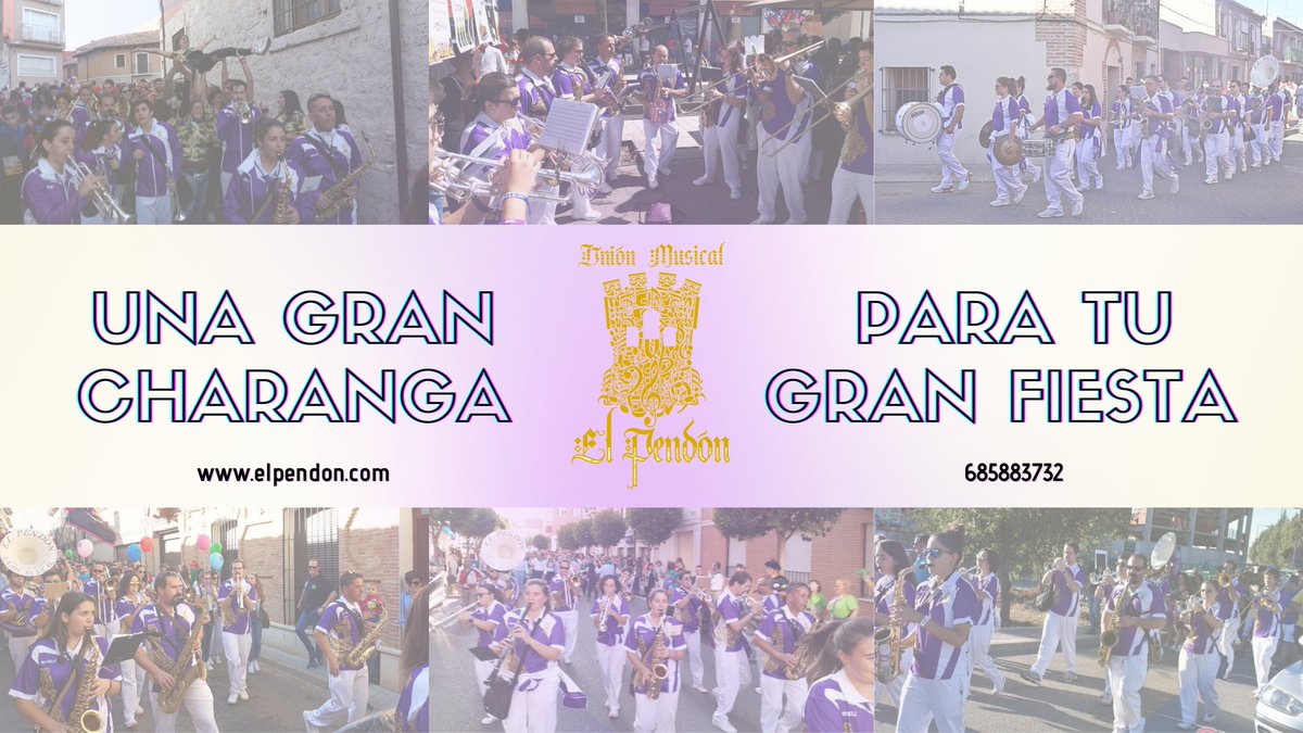 UMElPendon's tweet photo. 🎶 UNA GRAN CHARANGA...
...PARA TU GRAN FIESTA 🎵 https://t.co/fmlDk9exWf