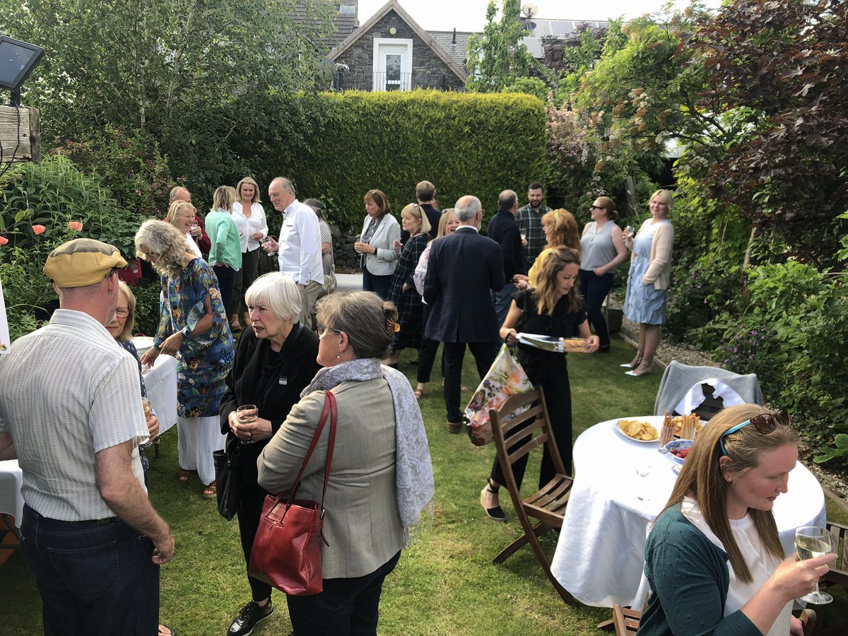 Last night saw the launch of Kathleen Hart’s book Devorgilla Days. The Bookshop garden hasn’t been so busy since the festival of 2019.