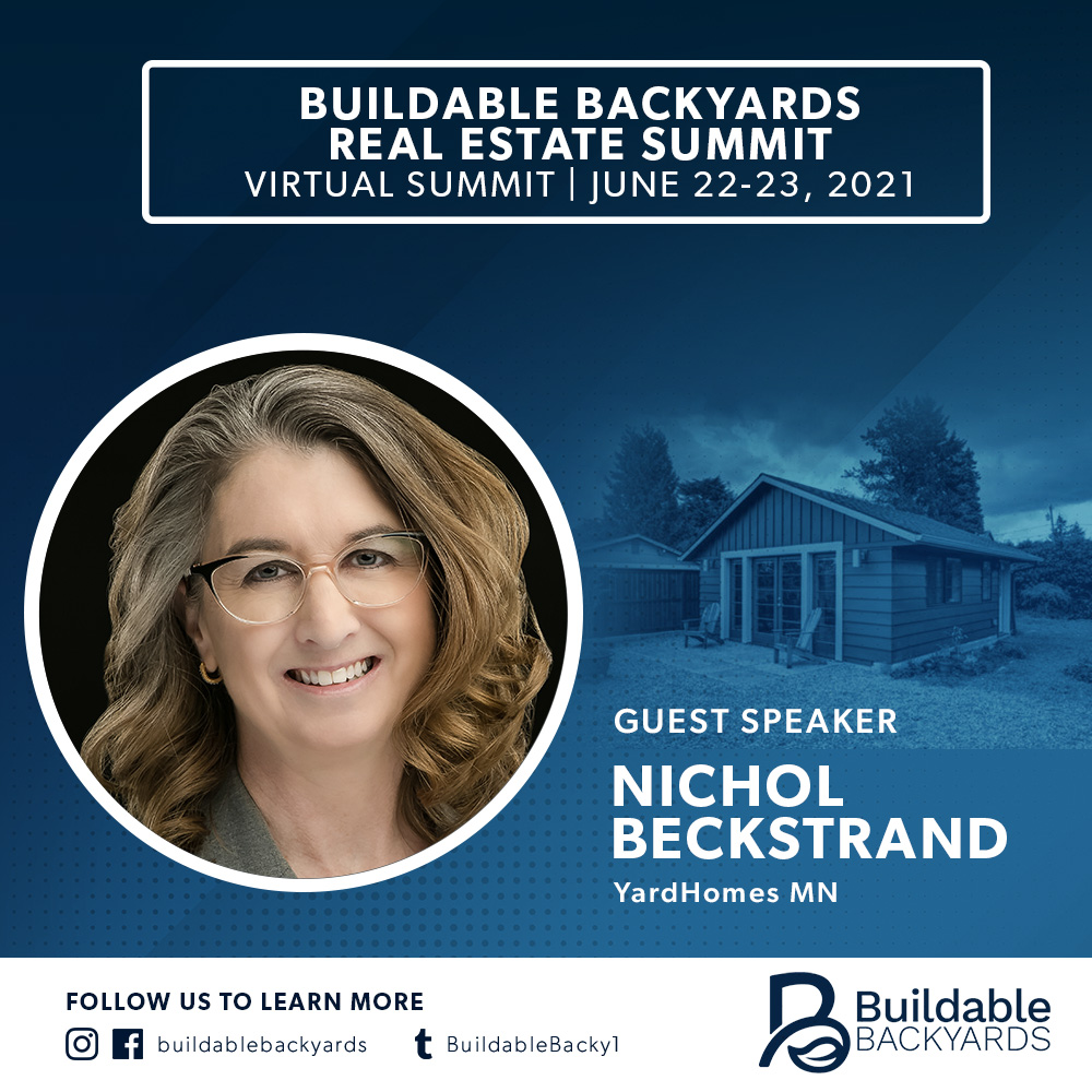 BuildableBacky1's tweet image. We&apos;re down to the wire! only 3 days until the start of #BuildableBackyards! Let&apos;s review our next session &amp;amp; the speakers --  
Session 5 is titled: 
The Opportunity of Place: Shared-Equity &amp;amp; ADUs
Time: June 23, 2021 - 1:00-2:00pm ET
REGISTER TODAY: bit.ly/33cTRHW