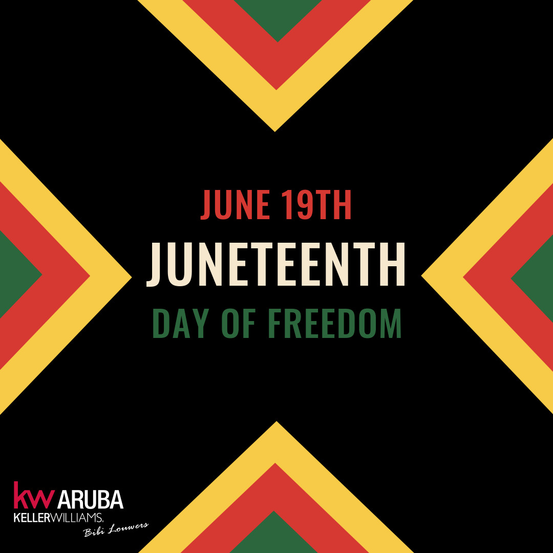KWArubaBibi's tweet image. A day of recognition, restoration and celebration. 
.
JuneTheenth
.
juneteenth.com  
.
.
.
.
.
.
#junetheenth #kw #bibilouwers #kwaruba #realestate #recognition #restoration #celebration #respect #aruba #history #honoring #honor