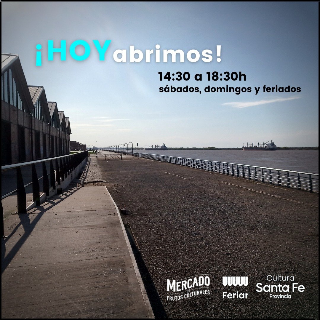 MFCulturales's tweet photo. Este finde largo de sol y frío☀️❄️, abrimos las puertas del Mercado de Frutos Culturales con el protocolo autorizado. 🛍️Los puestos y sus creaciones en diversos rubros vuelven renovados para que elijas comprar local.
Si te olvidaste del regalo de papá, ¡ni lo dudes!🎁 https://t.co/vzefGcjlUl