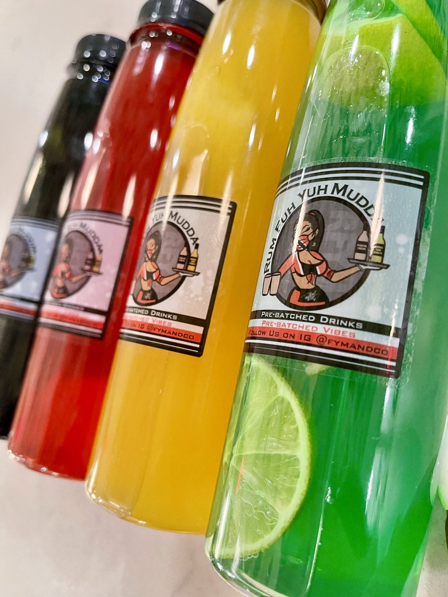 fymandco's tweet photo. Happy #Juneteenth y’all! 🖤❤️💚💛

Drinks from L-R:
🖤De Black Panther 
❤️Free Up
💛Issa Vibe 
💚Muddaland https://t.co/lPIu2aXjxN