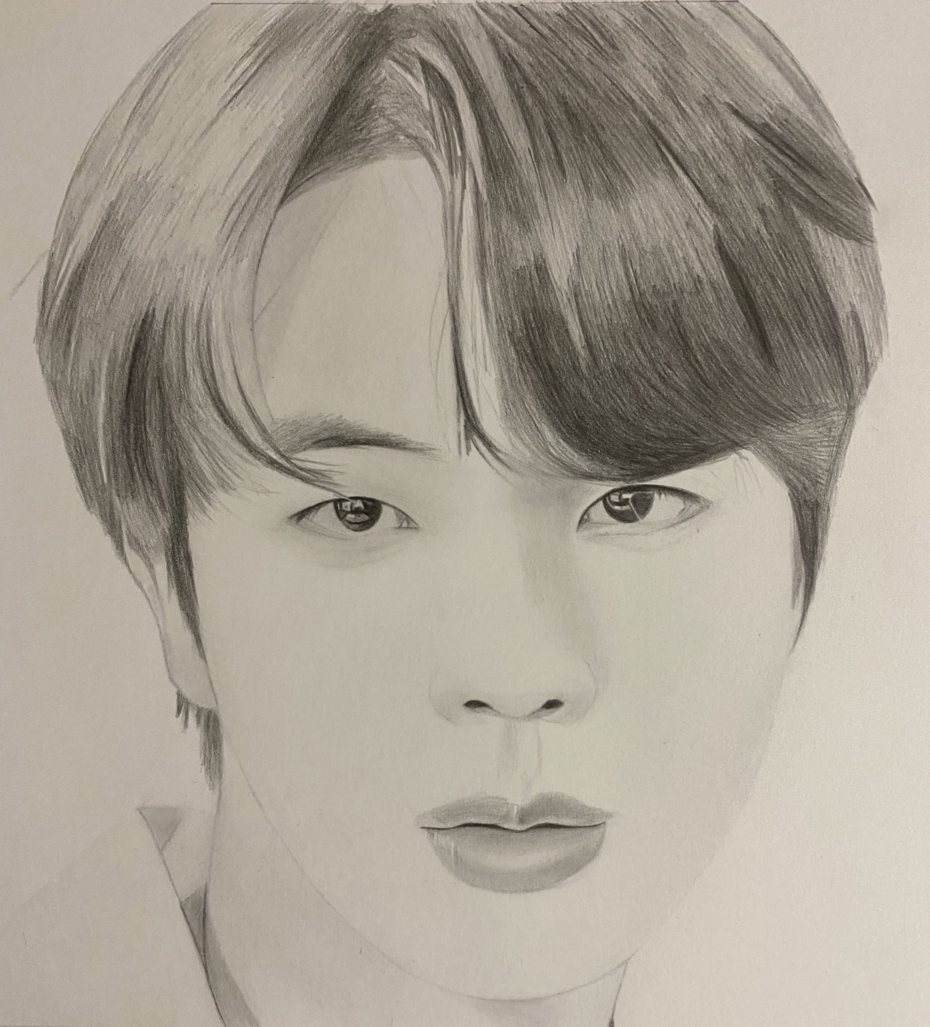 So Bts ジン Bts ジン 鉛筆画 似顔絵 Drawing 絵描きさんと繋がりたい T Co Wshyu1zshy Twitter